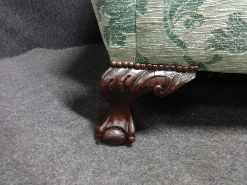 Very Good Walnut Framed Three Seater Sofa View III