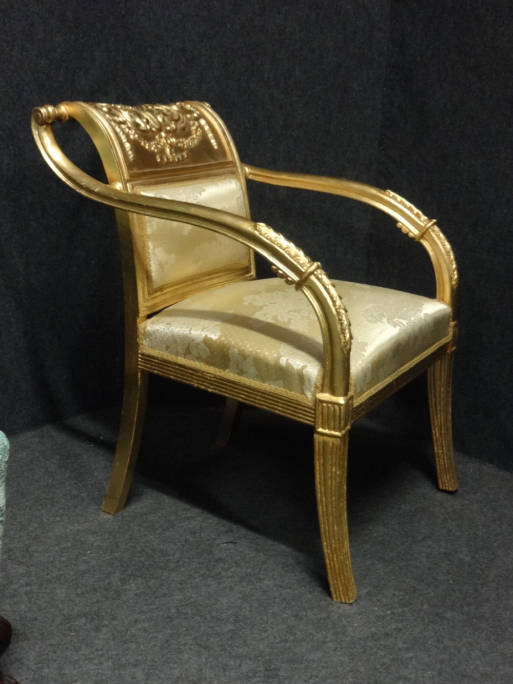 Lovely Gilt Framed Chair View II