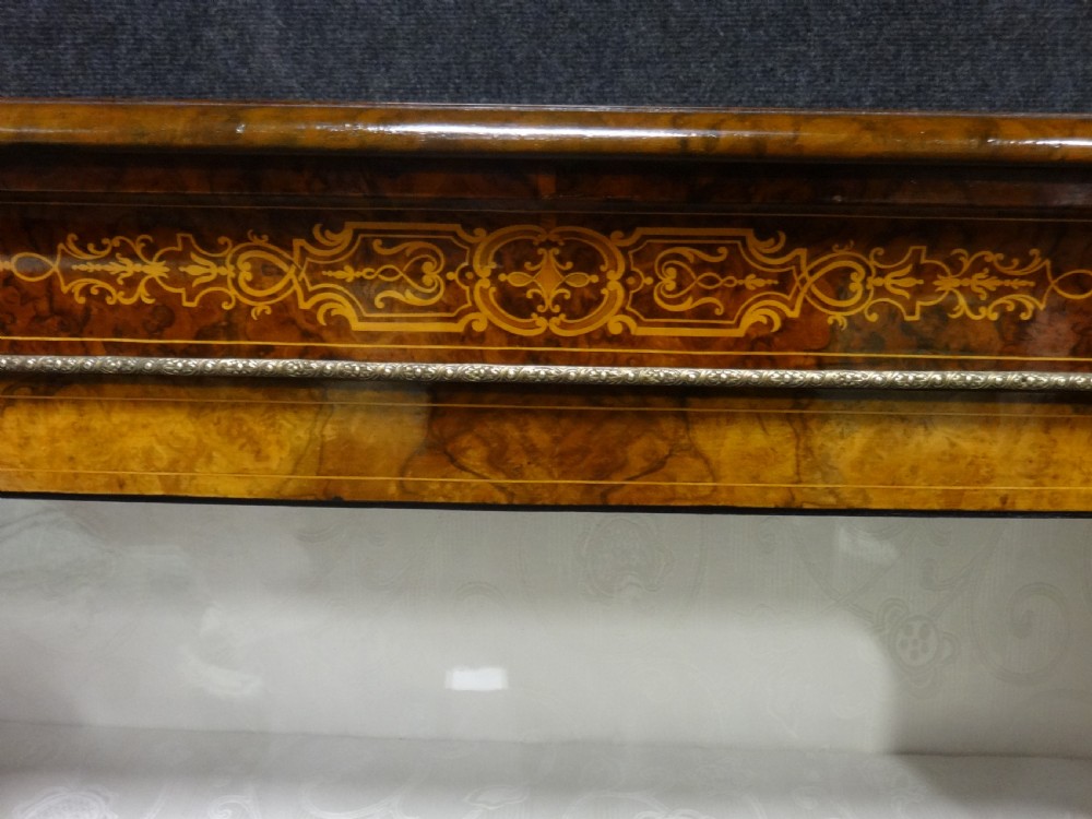 Top Quality Burr Walnut Pier Cabinet Bookcase View II