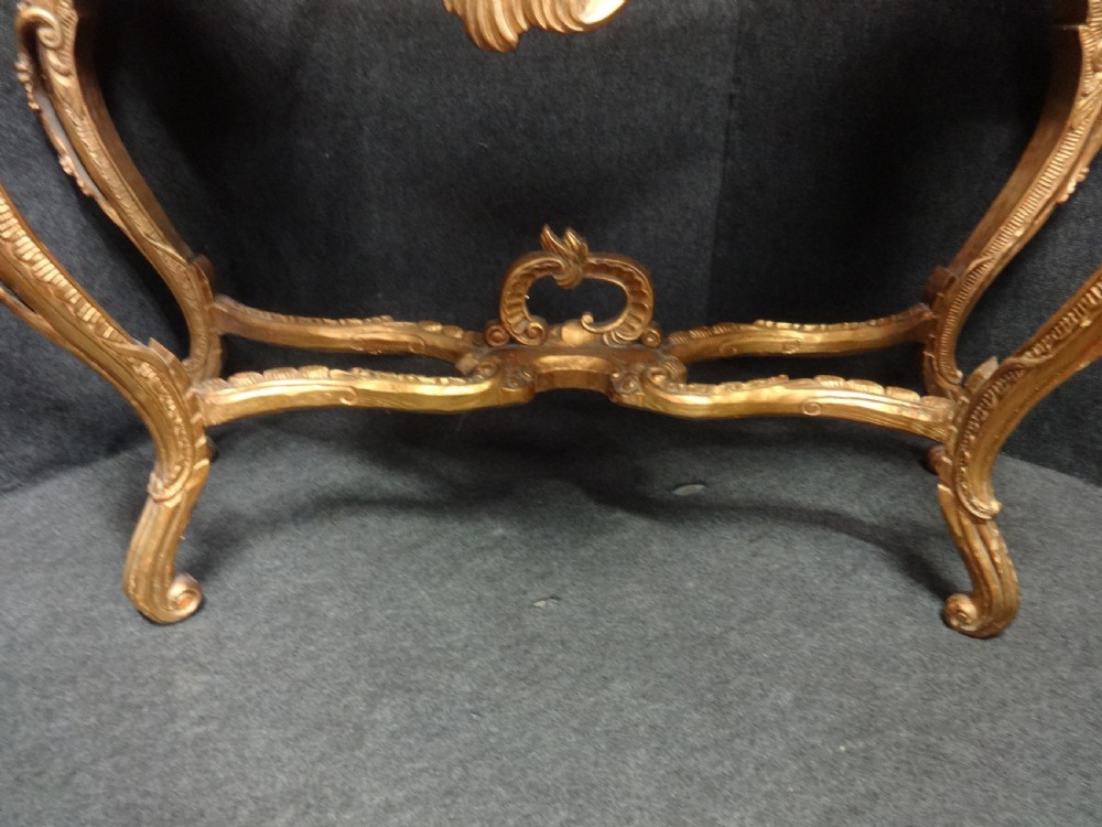 A Good Pair of Large Gilt Marble Topped Console Tables View V