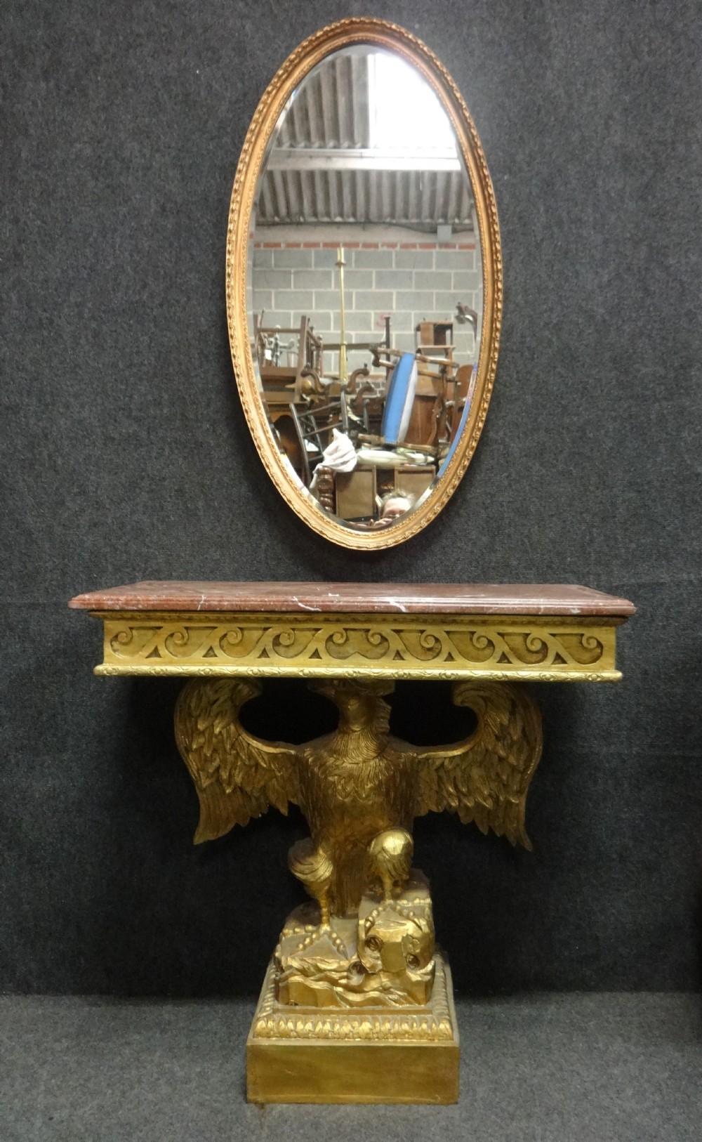 Good Gilt Console Table View II