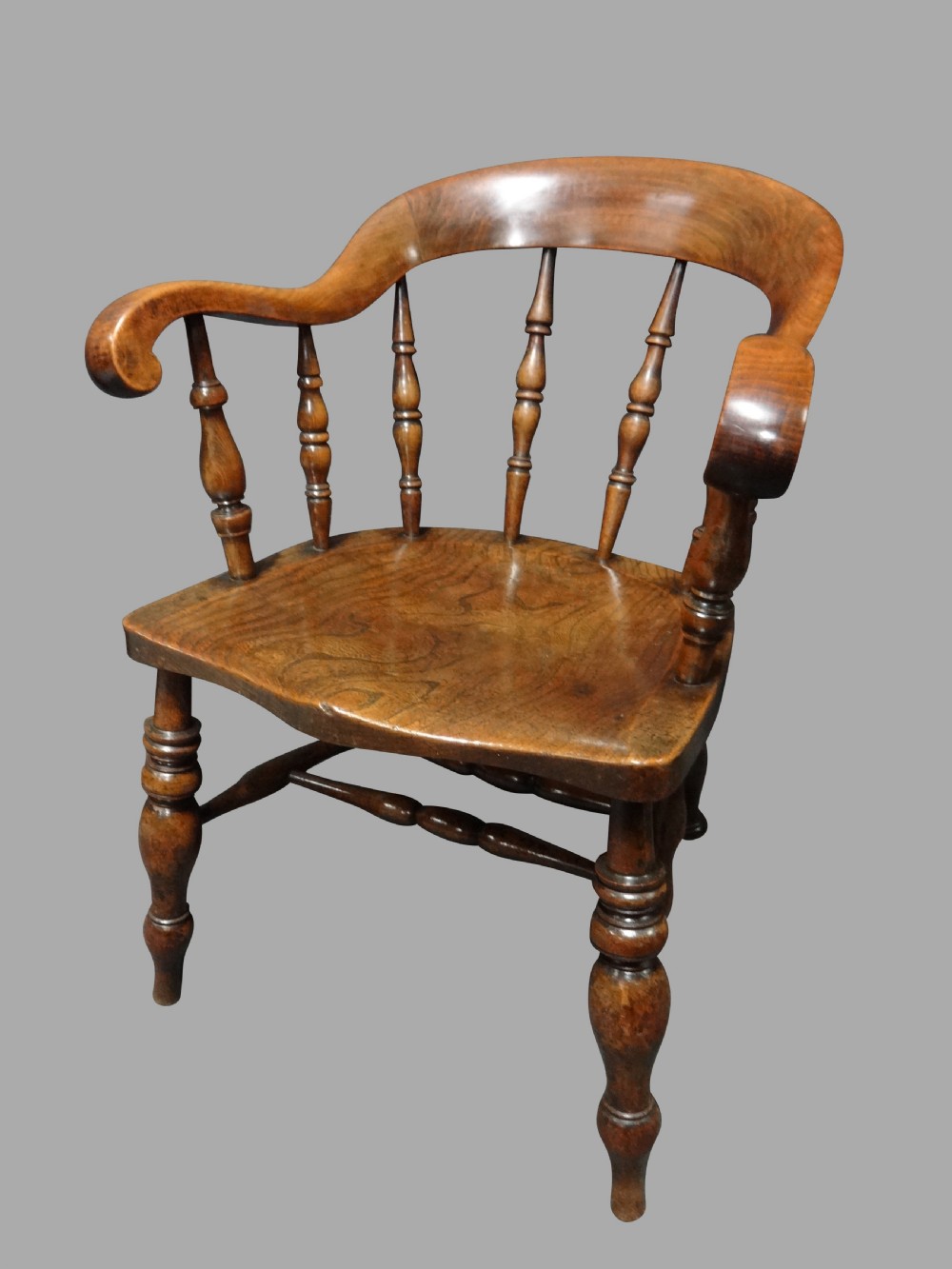 Good Victorian Elm Desk Chair