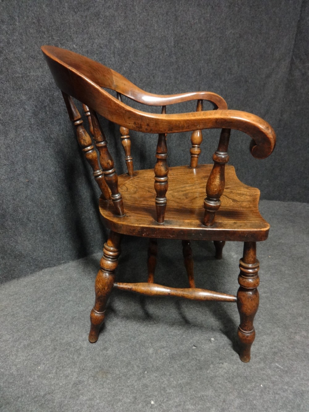 Good Victorian Elm Desk Chair View III