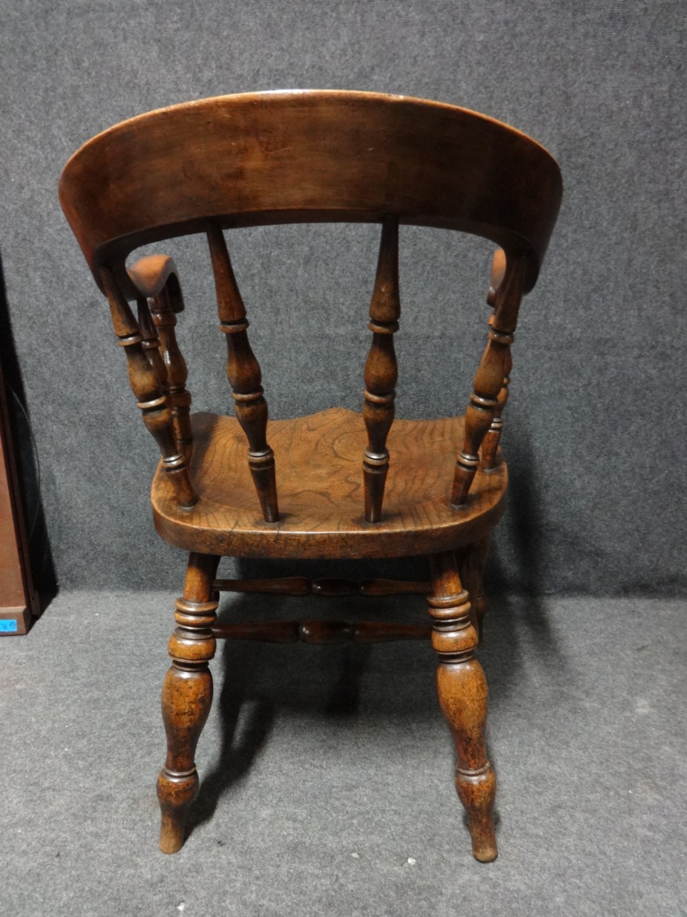 Good Victorian Elm Desk Chair View IV