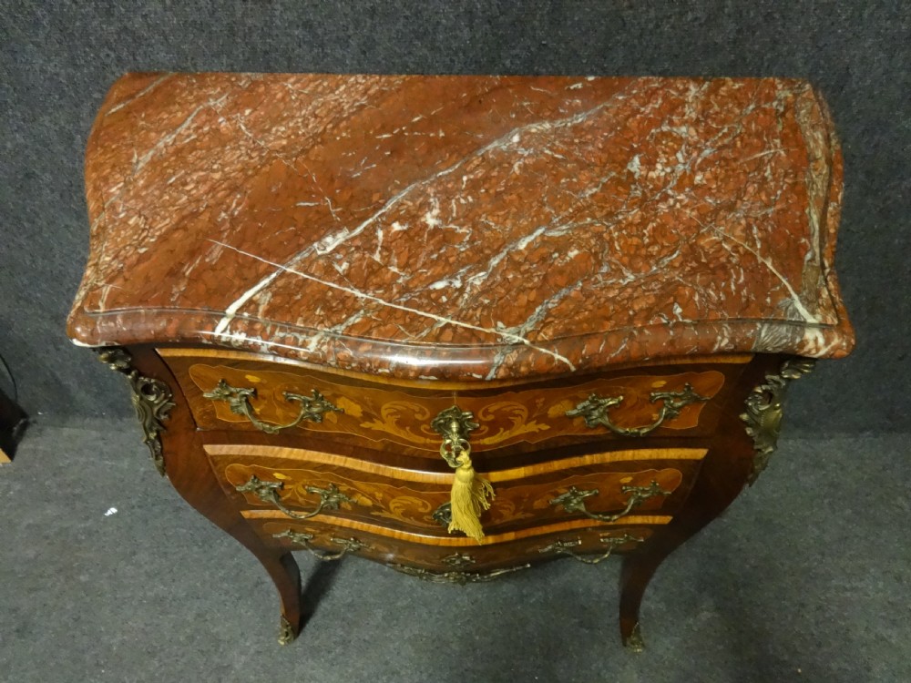 Superb French Marquetry Commode Chest of Drawers View III
