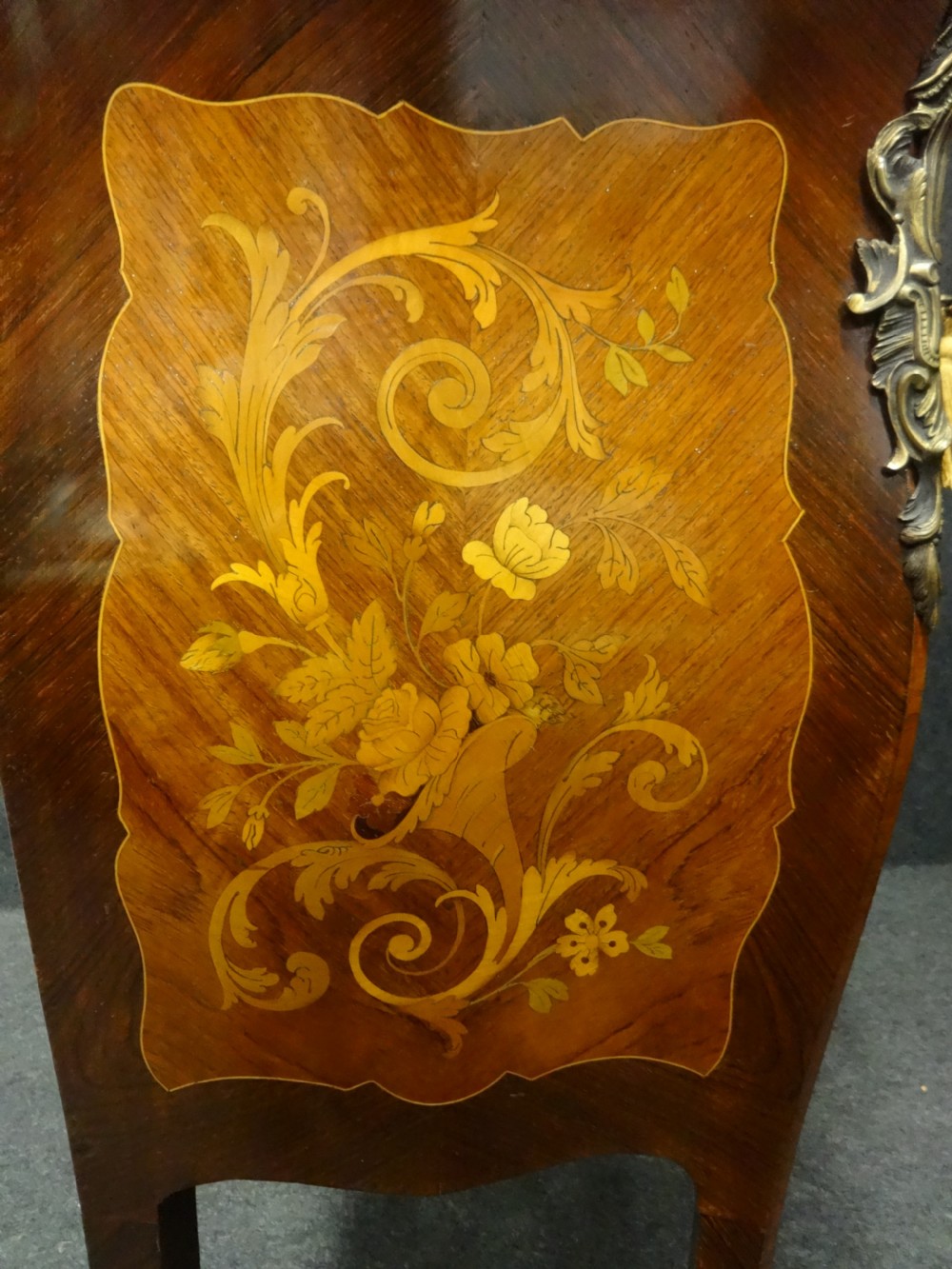 Superb French Marquetry Commode Chest of Drawers View V