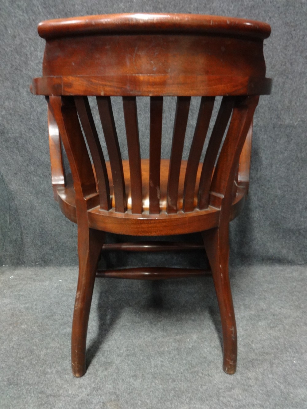 Excellent Pair of Mahogany Partners Desk Chairs View V