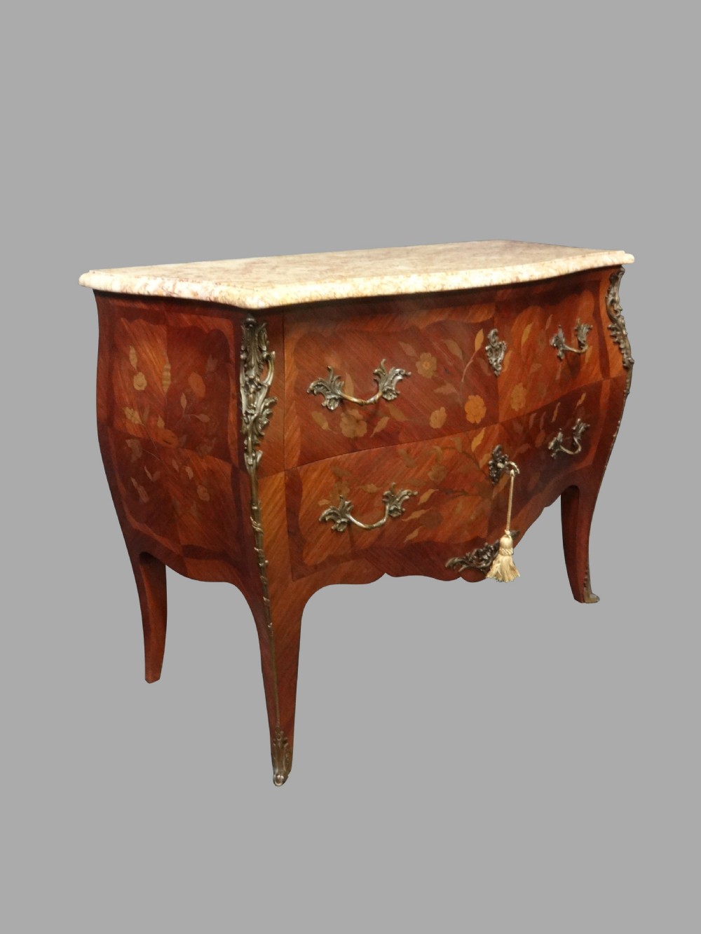 Fine French Marquetry Commode Chest of Drawers