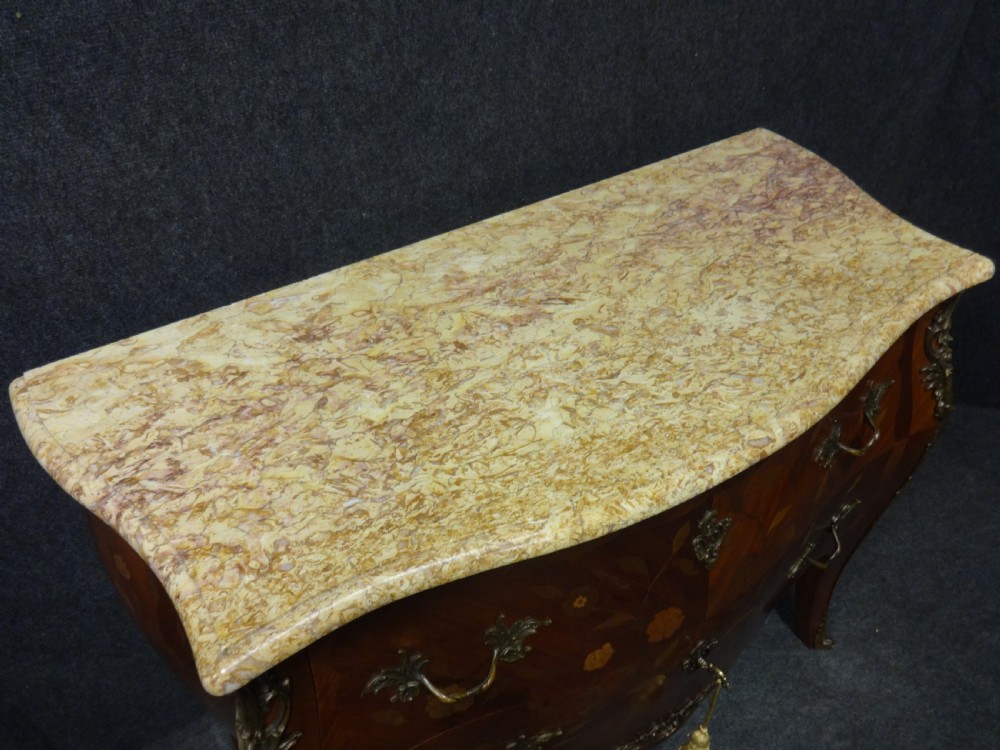 Fine French Marquetry Commode Chest of Drawers View V