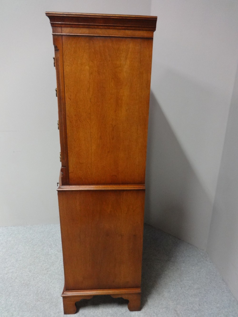 Wonderful Burr Walnut Chest on Chest of drawers View II