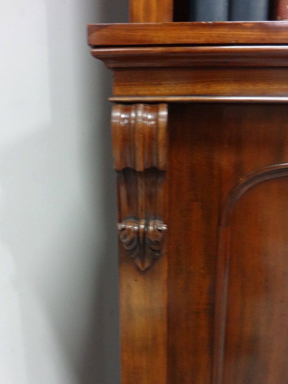 Superb Quality Victorian Mahogany Open Library Bookcase View IX
