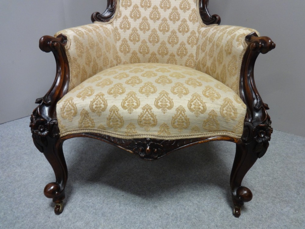 Victorian Rosewood Armchair View II