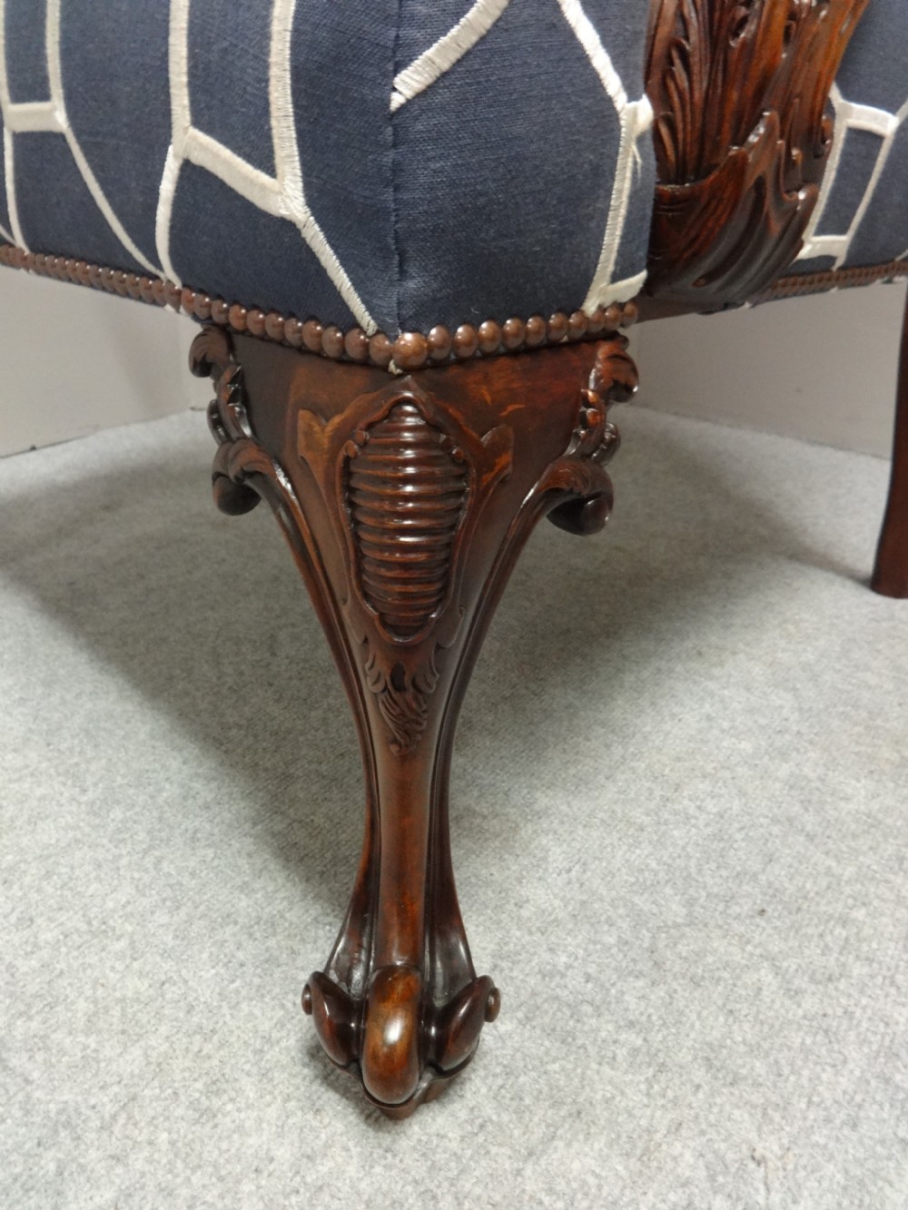 Very Good Mahogany Gainsborough Chair View II