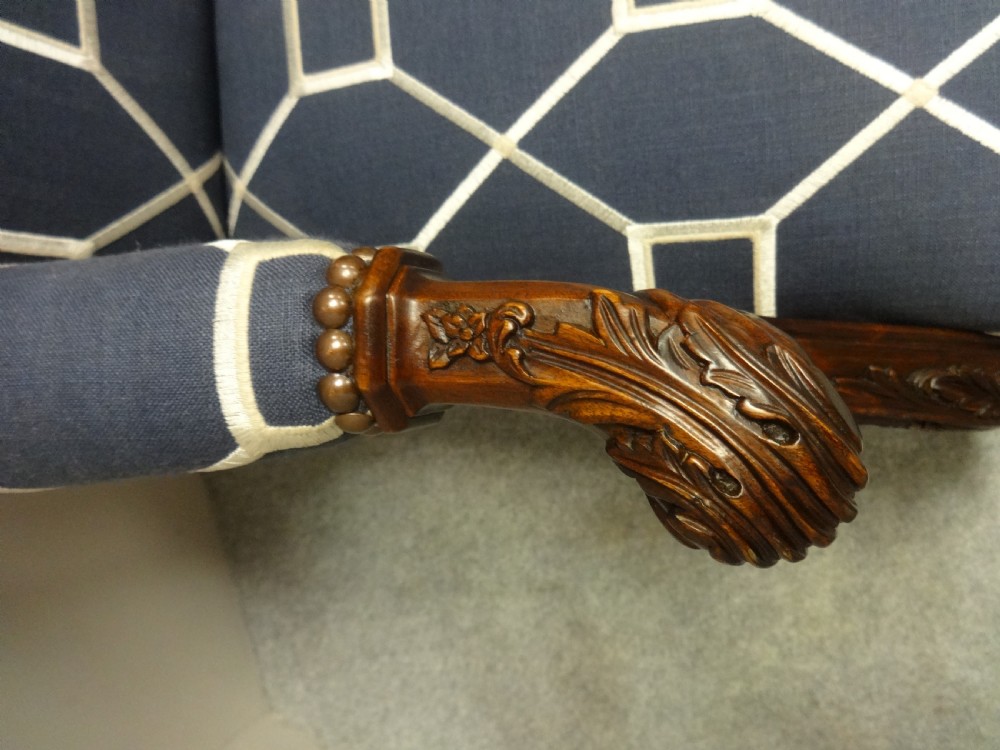 Very Good Mahogany Gainsborough Chair View VI