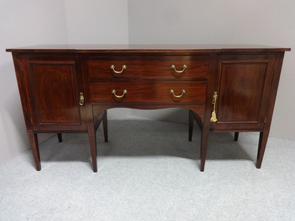 Wonderful Maples Mahogany Breakfront Sideboard