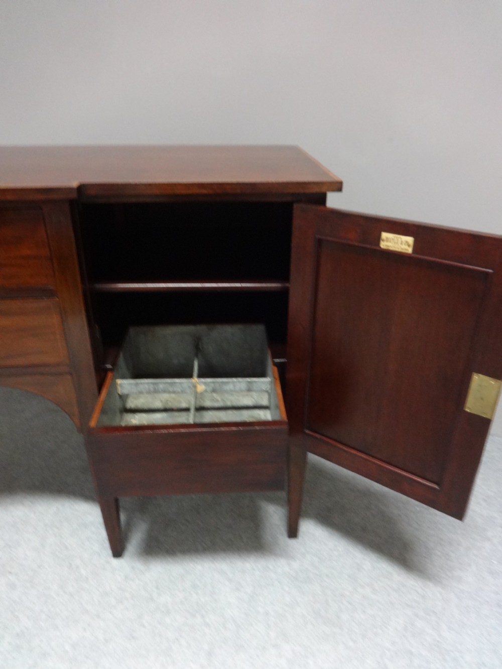 Wonderful Maples Mahogany Breakfront Sideboard View VII