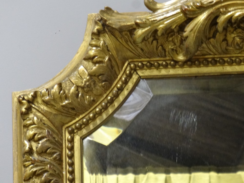 Wonderful  Large English Victorian Gilt Mirror View IV