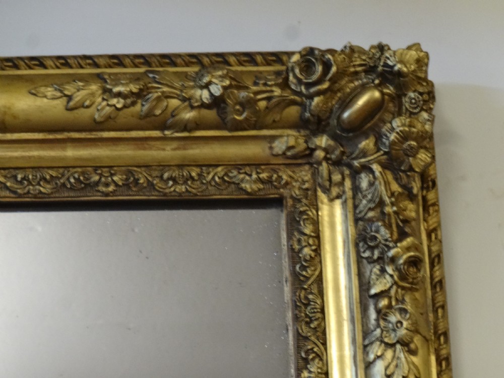Large English Victorian Gilt Mirror View V