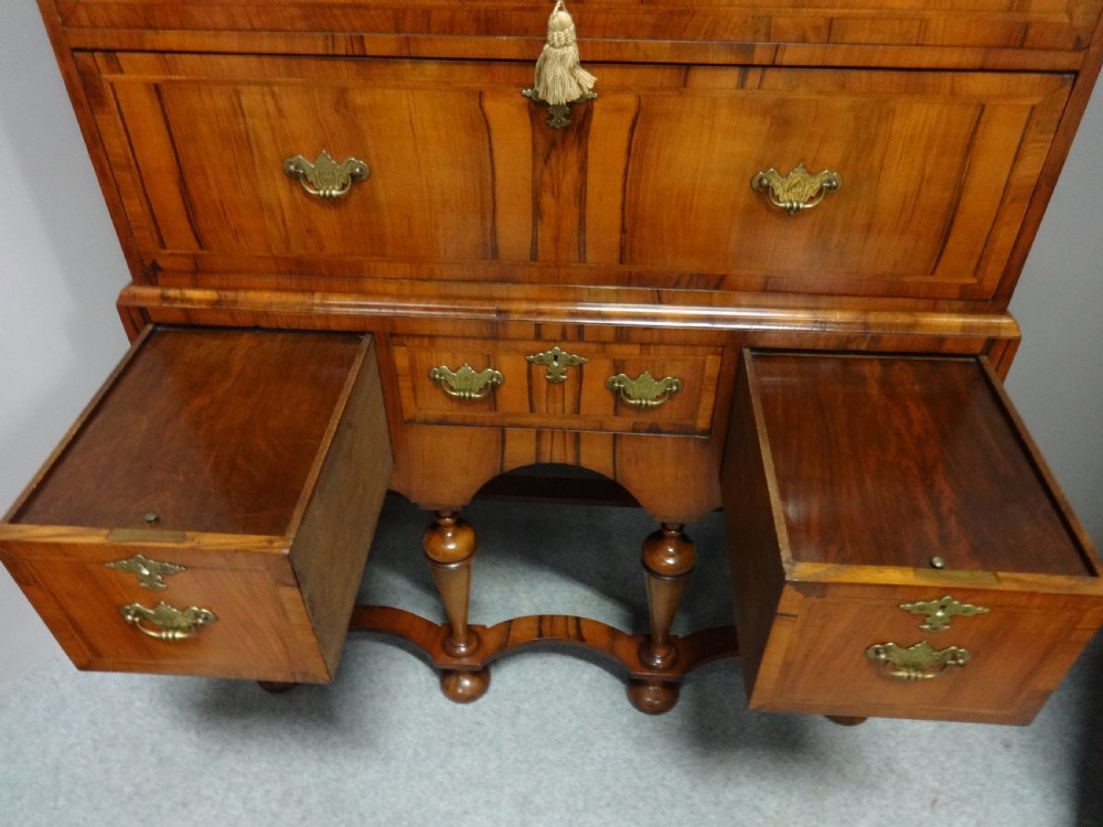 Queen Anne Walnut Chest on Stand View VI