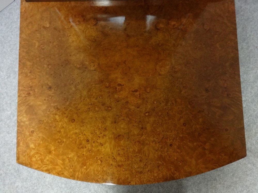 Very Good Burr Walnut Cheval Mirror View IV