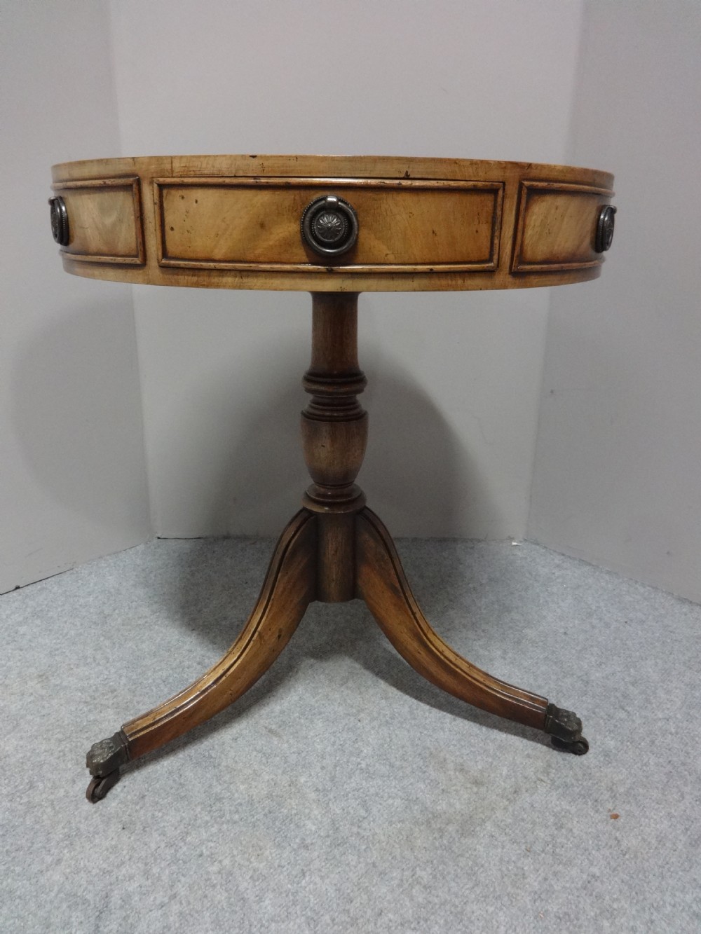 Good Mahogany Drum Table