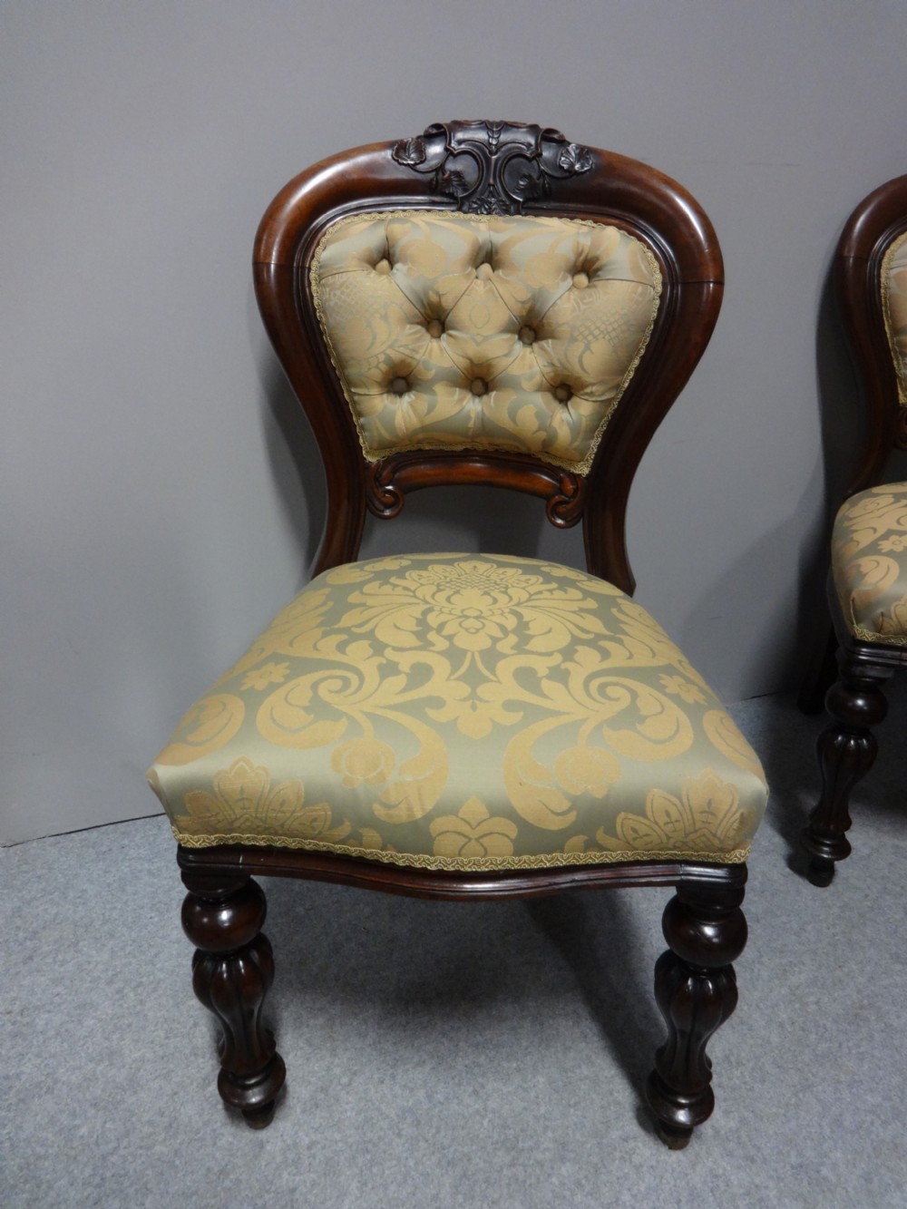 Set Six William 4th Mahogany Dining Chairs View II