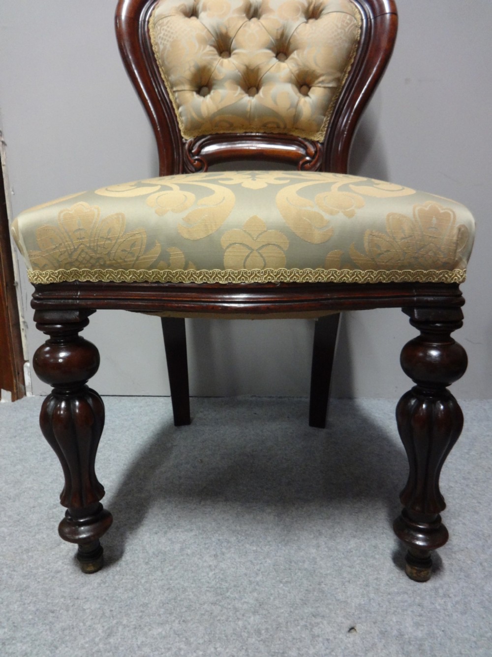 Set Six William 4th Mahogany Dining Chairs View VI
