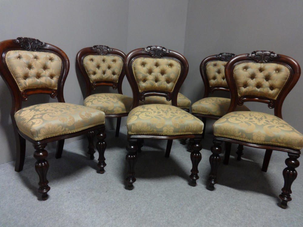 Set Six William 4th Mahogany Dining Chairs View VIII