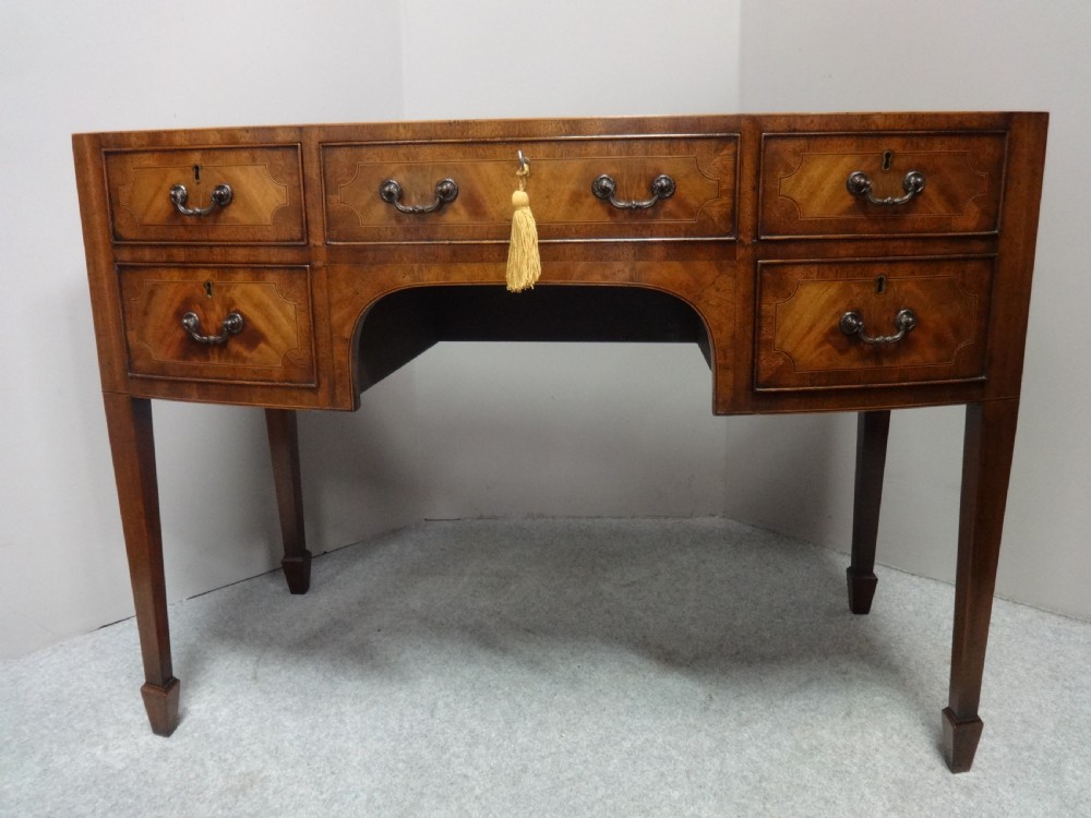 Wonderful Georgian Inlaid Mahogany Dressing  Table View III