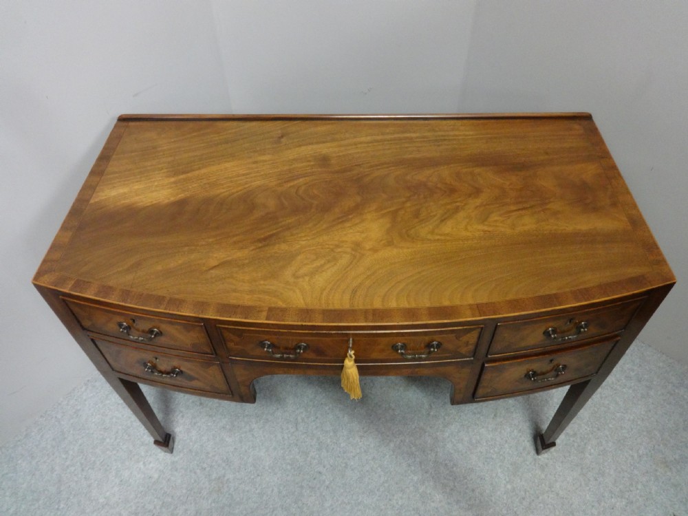 Wonderful Georgian Inlaid Mahogany Dressing  Table View V