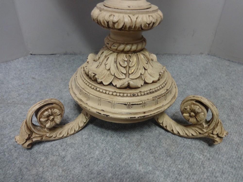 Victorian Painted Pedestal Table View IV