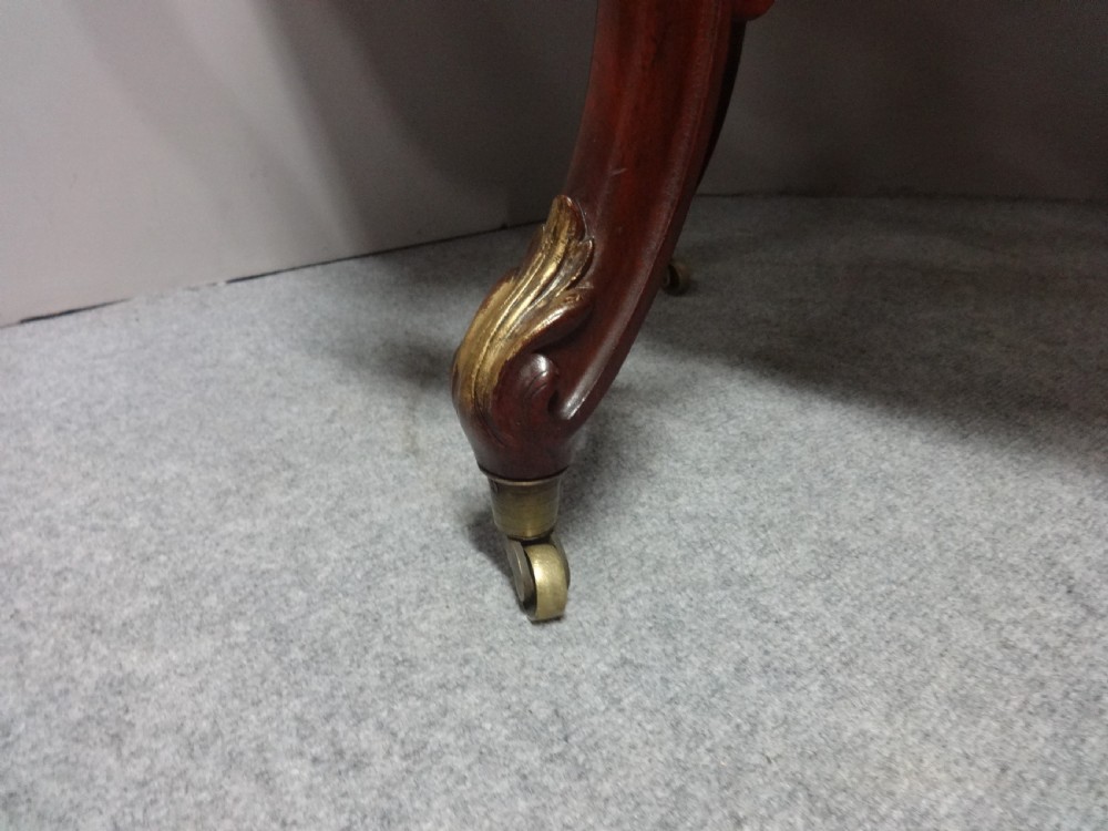 Lovely Burr Walnut & Parcel Gilt Center Table View III