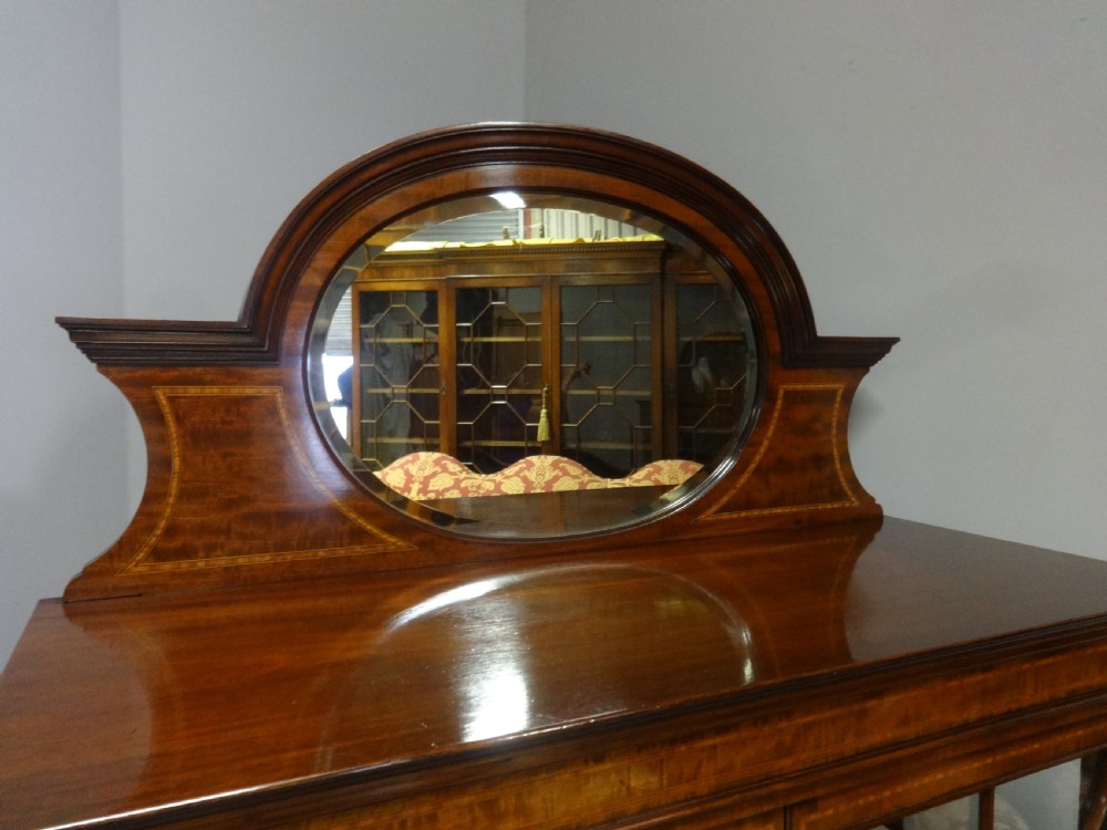 Excellent Quality Inlaid Mahogany Display Cabinet View VIII