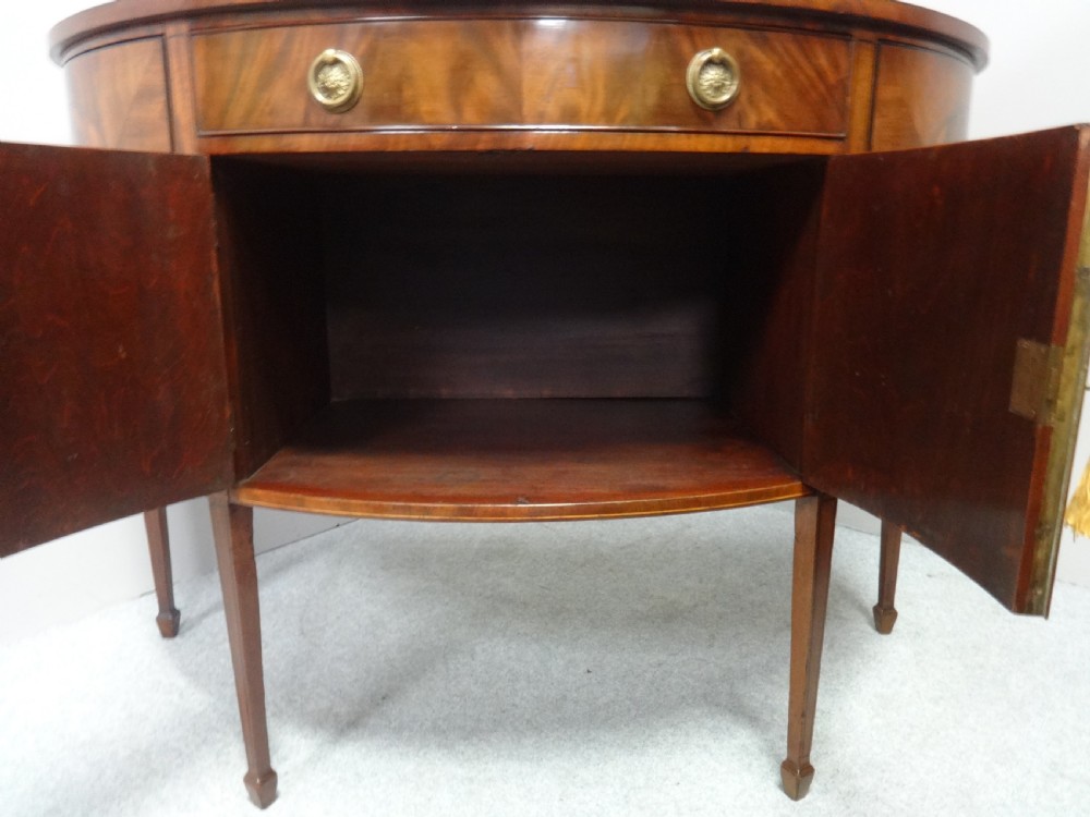  Inlaid  Mahogany Demi Loon Sideboard of Small Proportions View VII