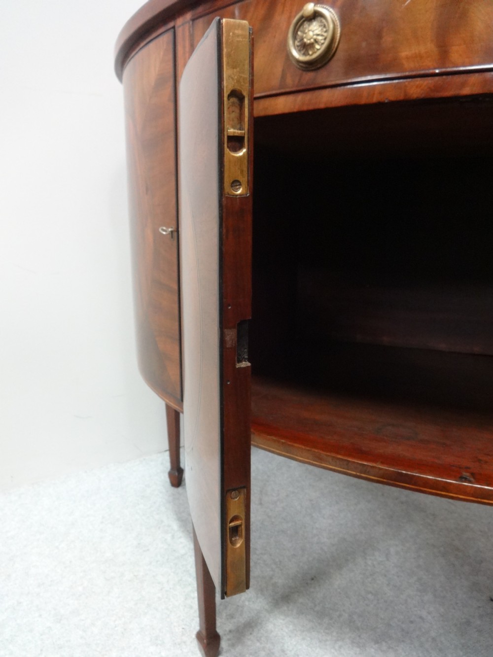  Inlaid  Mahogany Demi Loon Sideboard of Small Proportions View VIII