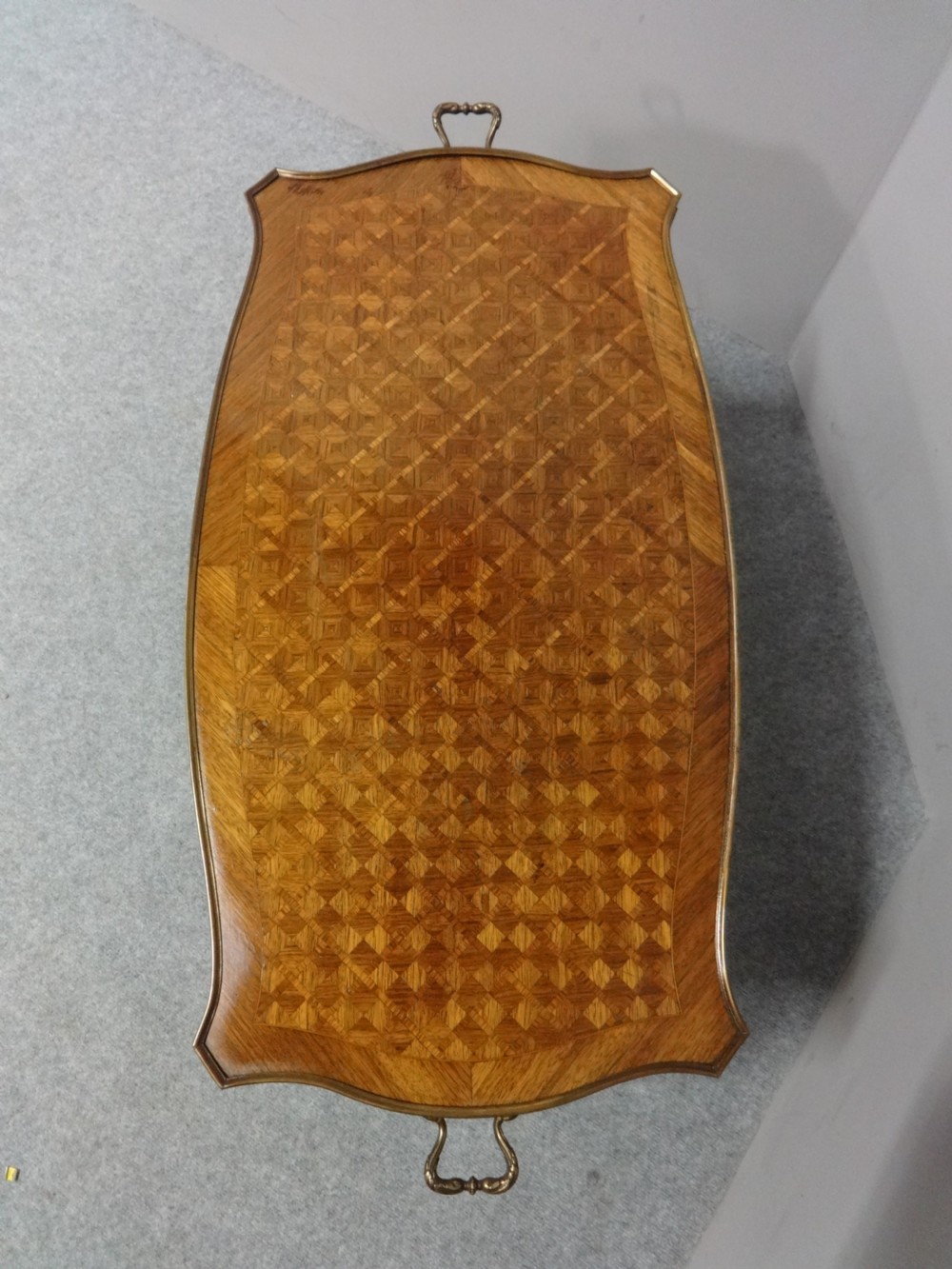 Lovely French Parquetry Coffee Table View III