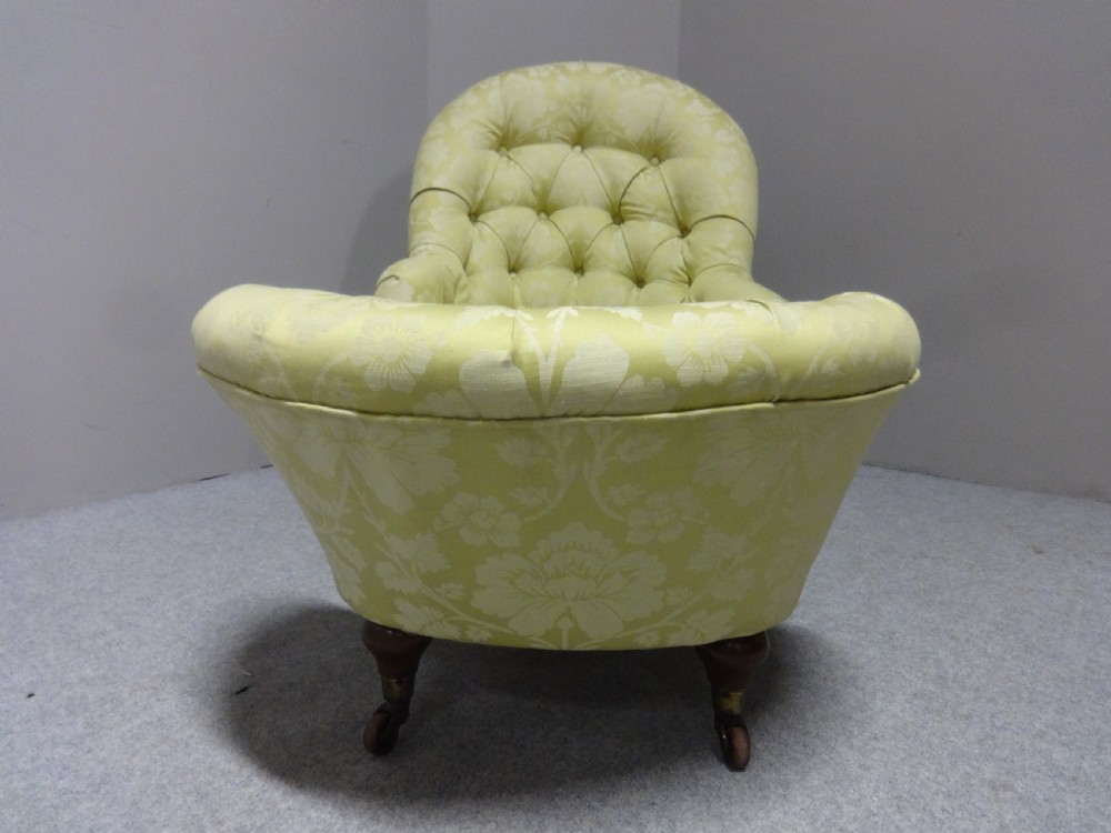 Fine Victorian Chaise Lounge View VI