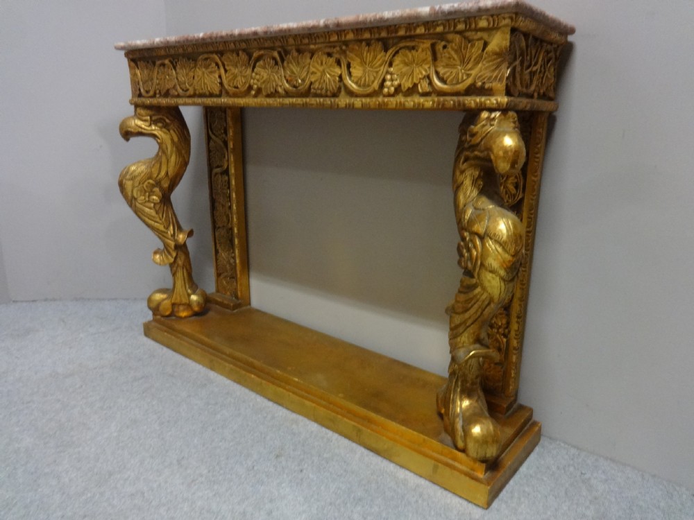 Super Gilt Console Table View VI