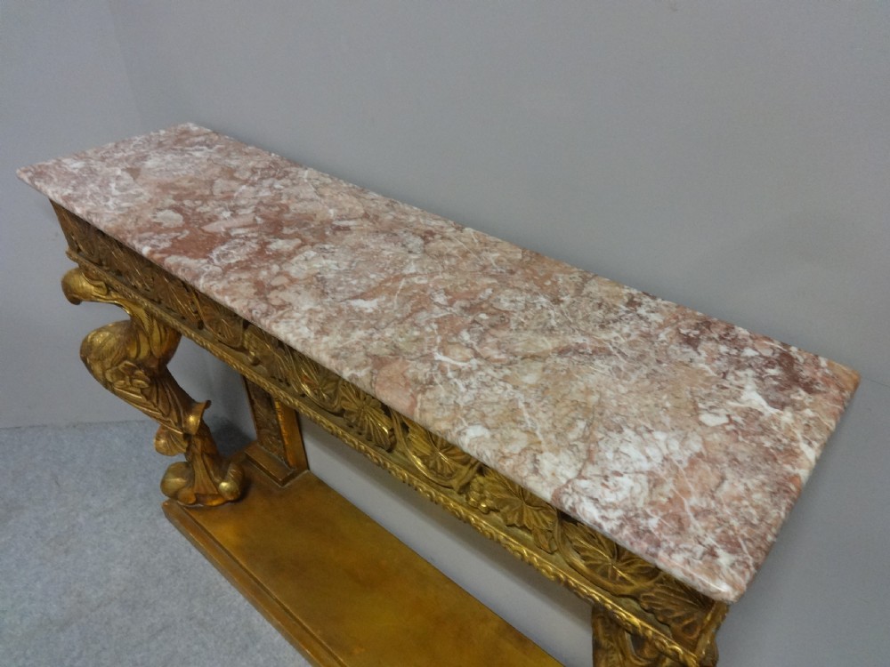 Super Gilt Console Table View IX