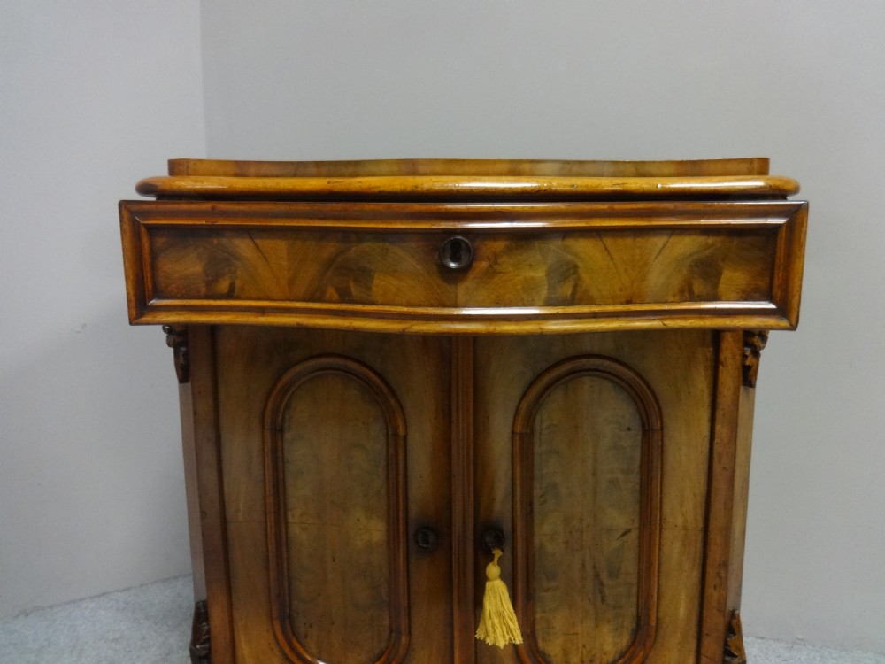 Fine Serpentine Mahogany Side Cabinet View VIII