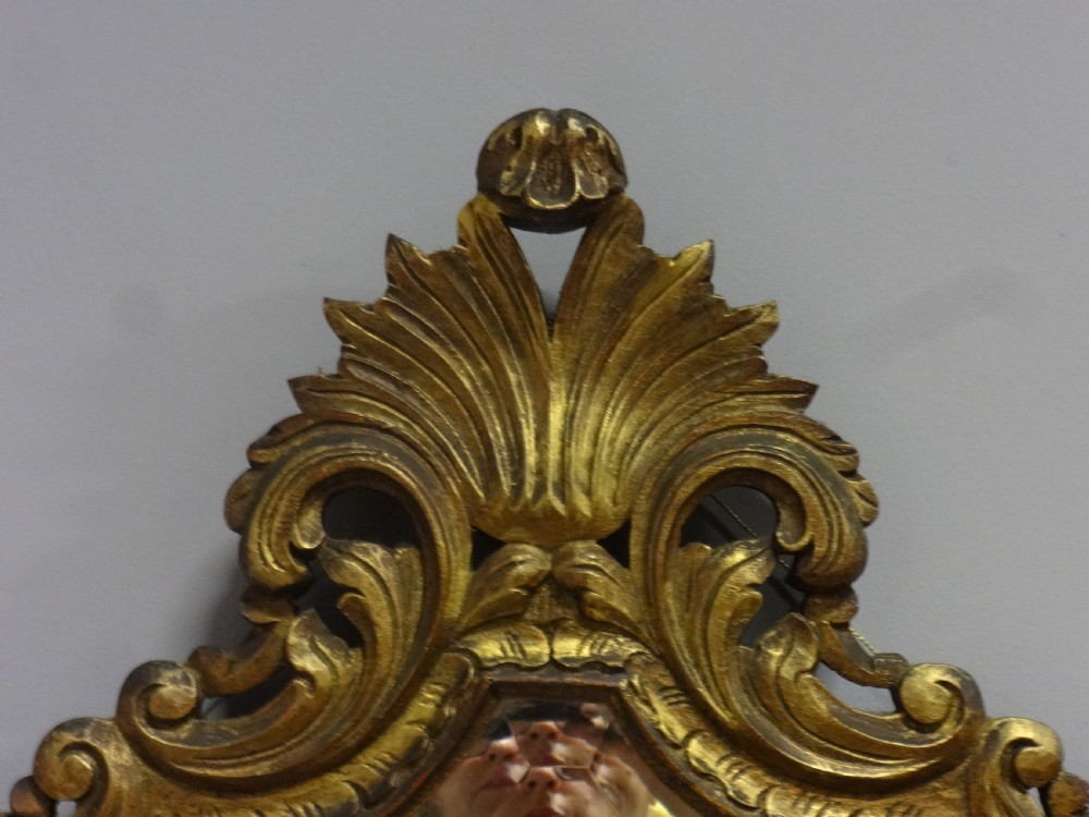 Good Gilt Console Table with Mirror View VIII