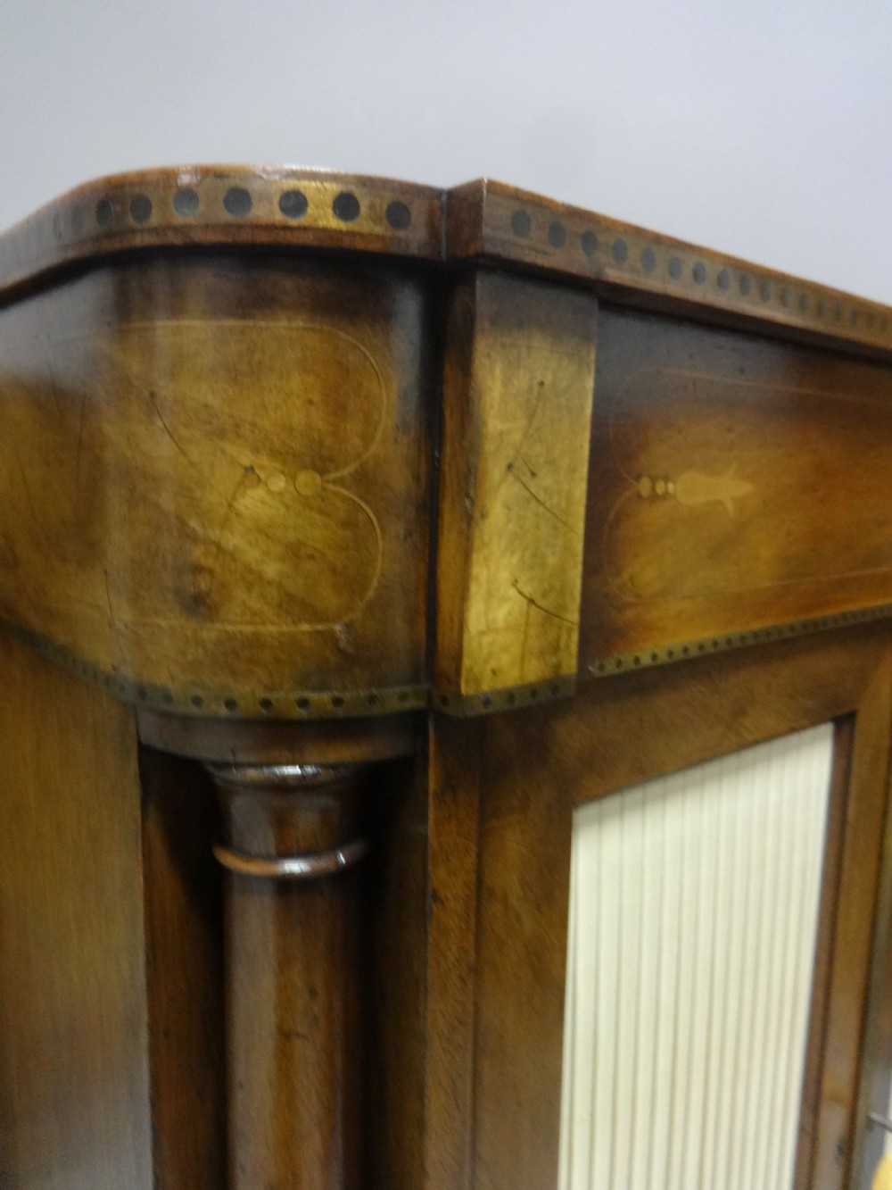 Top Quality Pair of Inlaid Dwarf Sidecabinets View XIV