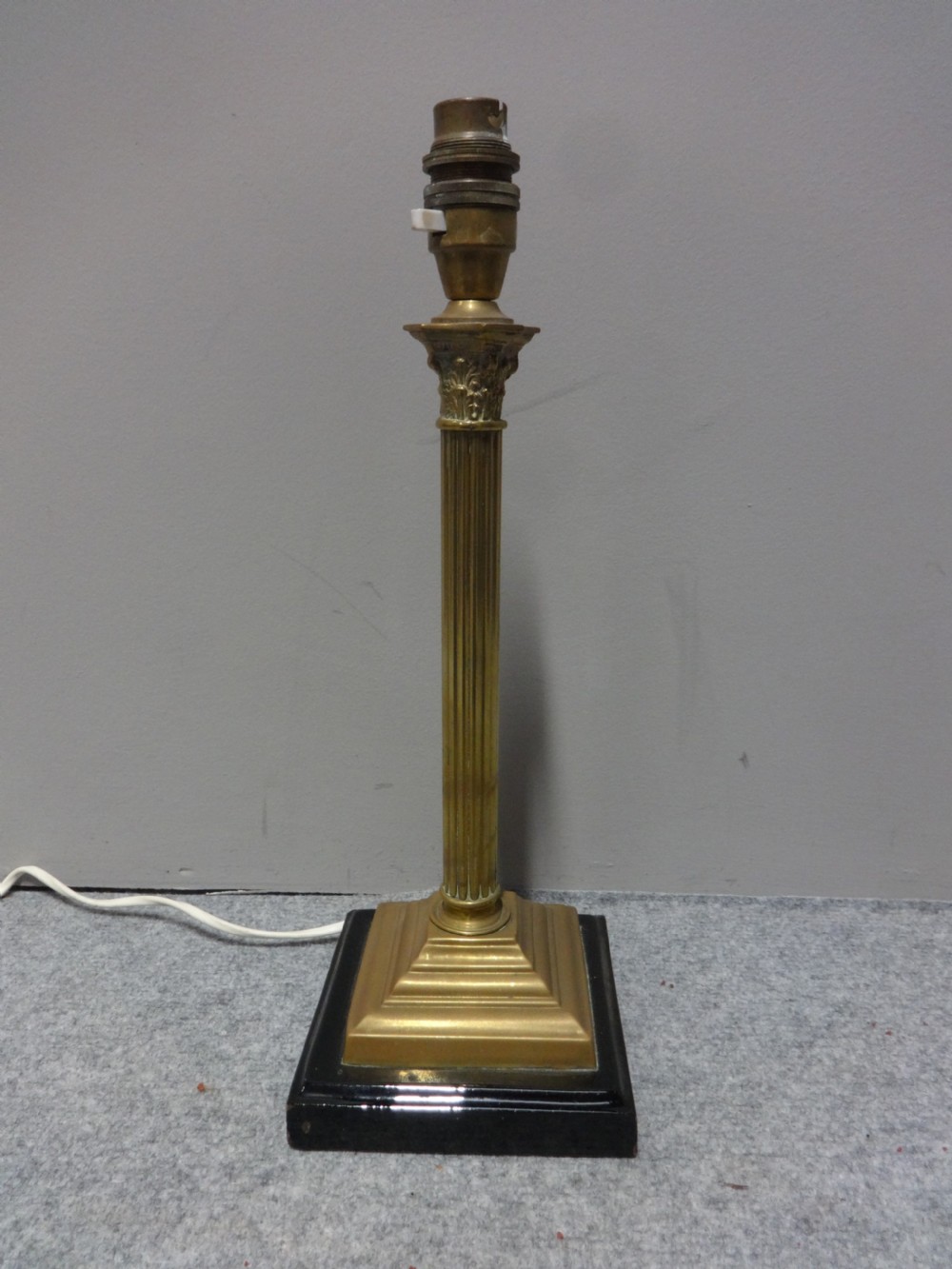 Victorian Brass Table Lamp