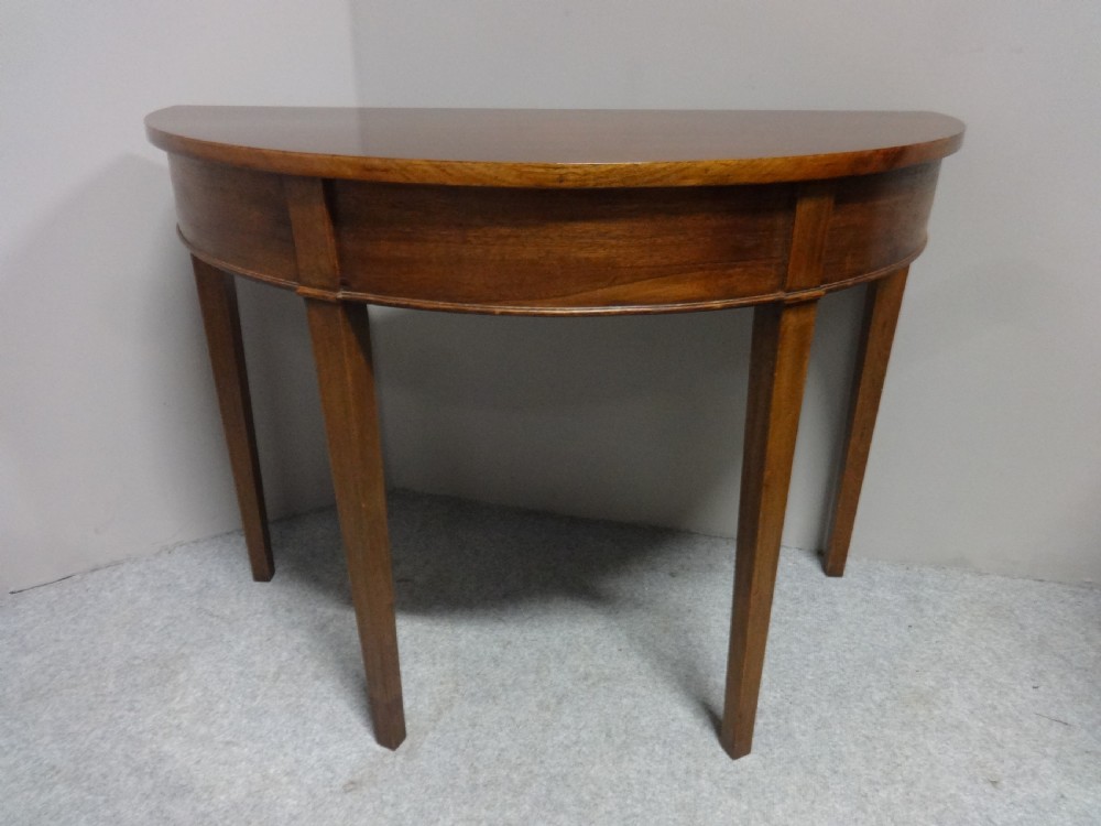 Good Pair Regency Mahogany Console Tables View V