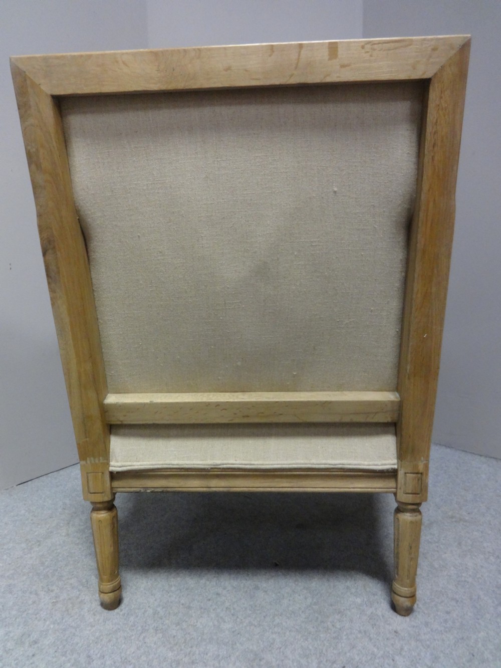 Good Bleached Oak Bergere Armchair View IV