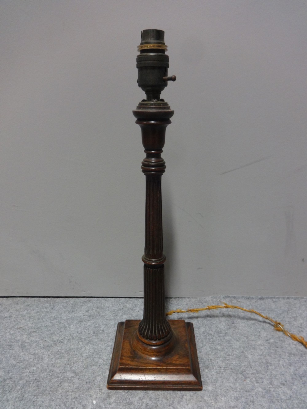 Edwardian Mahogany Table Lamp