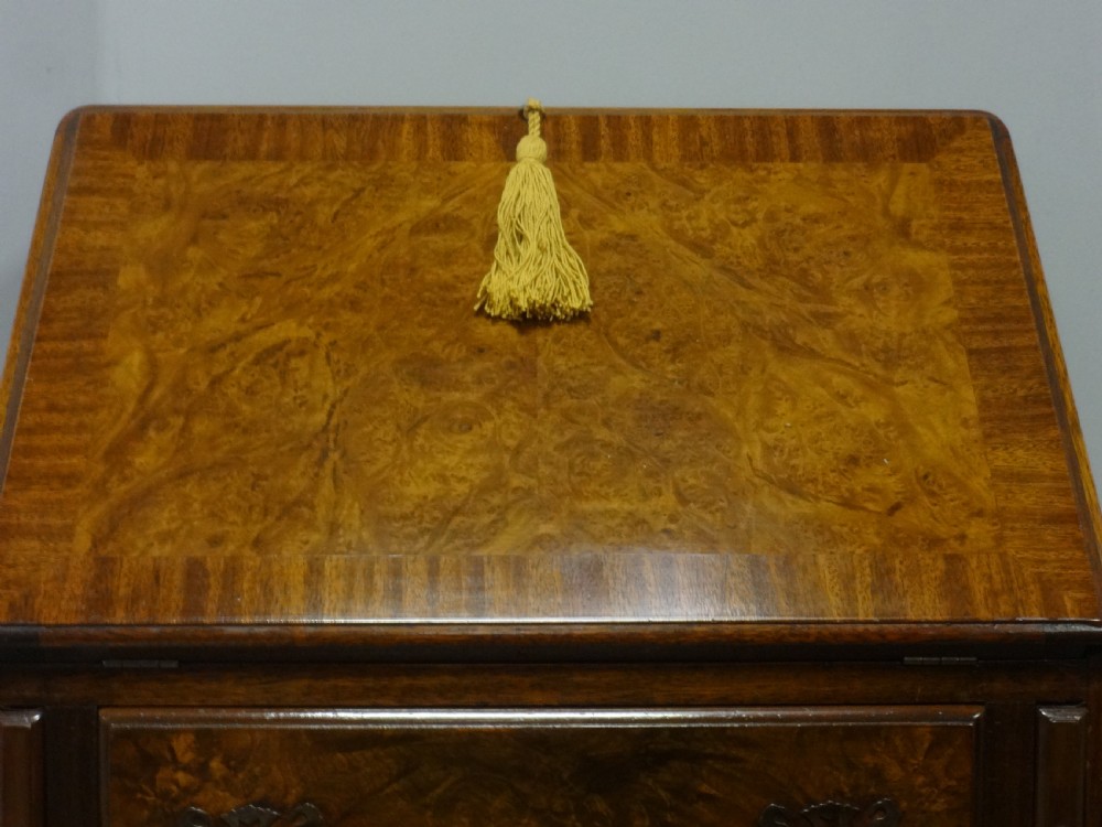Burr Walnut Bureau of Small Proportions View IV