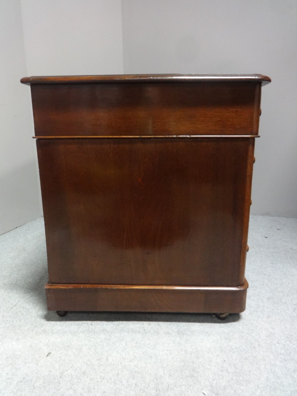 Victorian Mahogany Pedestal Desk View V