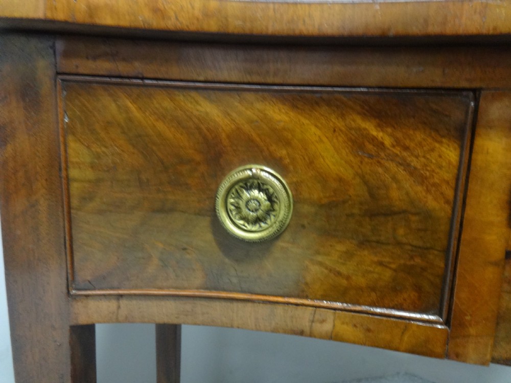 Good Mahogany Serpentine Side Table View III