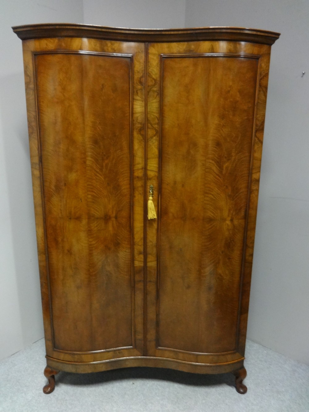 Good Burr Walnut Wardrobe View V